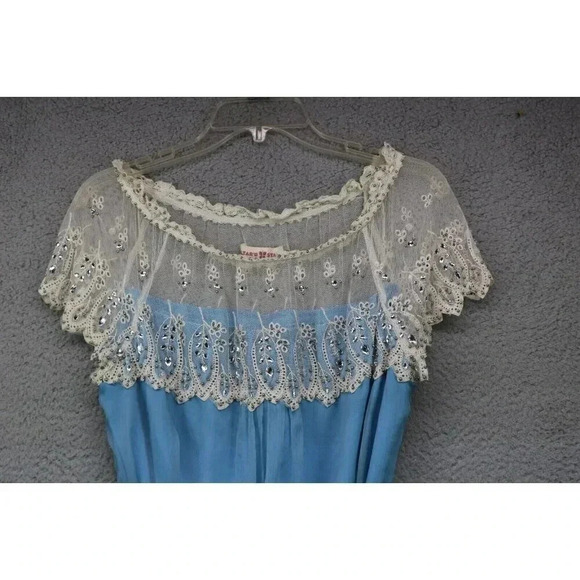 Altar'd State Lace and Beads Chiffon Dress-Size Large - Picture 2 of 8
